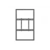 Multibrackets M Pro Series Enclosure 55 inch Wall Slim Medium Black Steel Landscape/Portrait