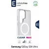 Cellularline Clear Mag - Galaxy S26 Ultra Ultra-resistant transparent case with rubber edge, compatible with the Qi2 ecosystem and magnetic accessories, treated to prevent yellowing.