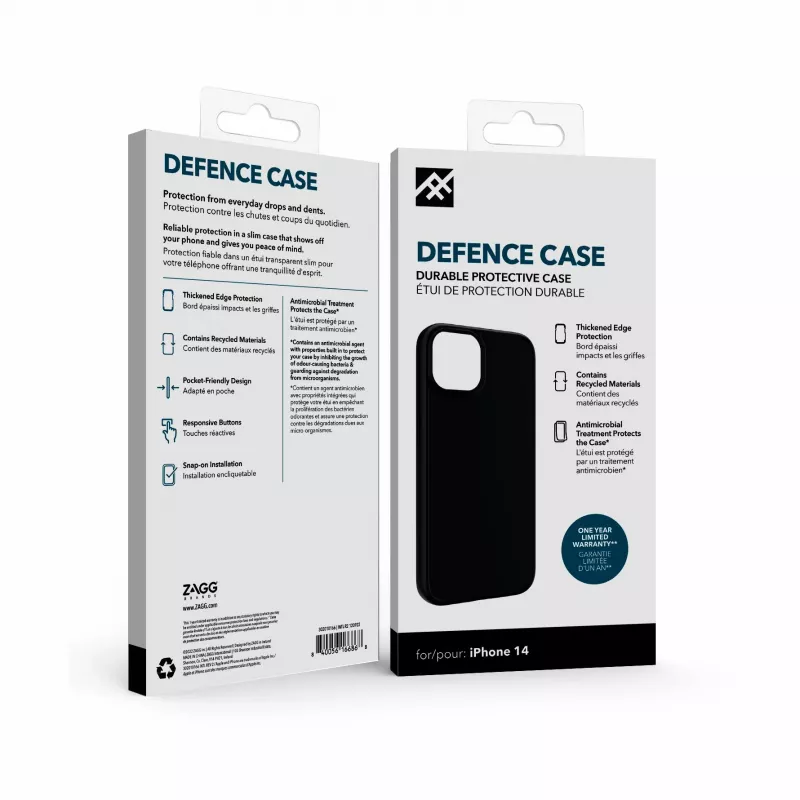 IFROGZ Defence mobile phone case 15.5 cm (6.1 inch) Cover Black