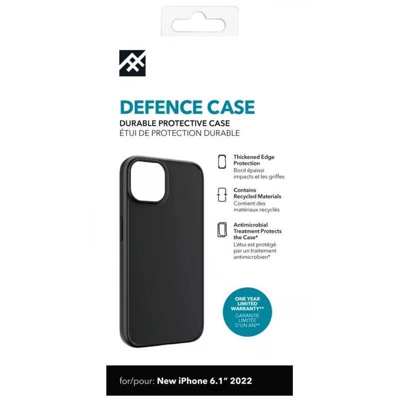 IFROGZ Defence mobile phone case 15.5 cm (6.1 inch) Cover Black