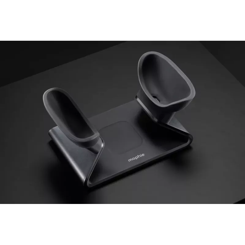 mophie AirPods Max Charging Stand, Indoor, USB, Wireless charging, Black