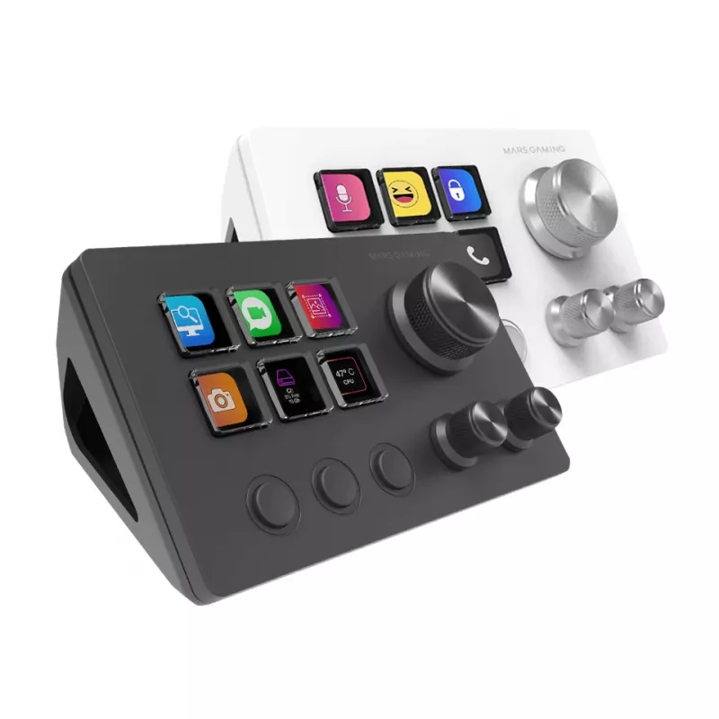 Mars Gaming MSDTWO live content creation controller Black 9 buttons