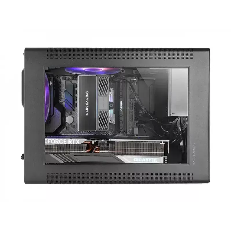 Computer Case Mars Gaming MCXPS mATX Ultra-Compact Black