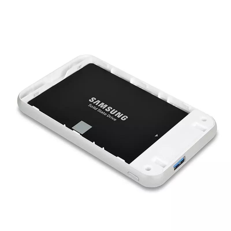 AXAGON EE25-S6 - HDD / SSD-Gehäuse - 2.5 Zoll - SATA - Serial ATA II - Serial ATA III - 5 Gbit/s - USB Konnektivität - Weiß