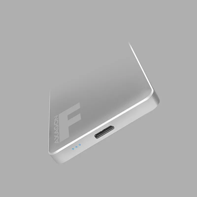 AXAGON EE25-F6G - HDD / SSD-Gehäuse - 2.5 Zoll - SATA - Serial ATA II - Serial ATA III - 5 Gbit/s - USB Konnektivität - Grau