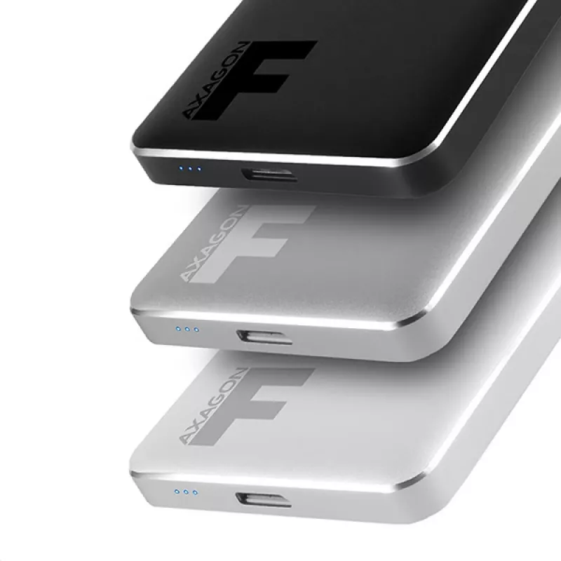 AXAGON EE25-F6G - HDD / SSD-Gehäuse - 2.5 Zoll - SATA - Serial ATA II - Serial ATA III - 5 Gbit/s - USB Konnektivität - Grau