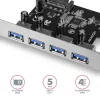 Axagon PCEU-430VL interface cards/adapter Internal USB 3.2 Gen 1 (3.1 Gen 1)