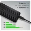Axagon EEM2-40G USB-C 40Gbps M.2 NVMe SSD Enclosure, ARMORED Aluminum