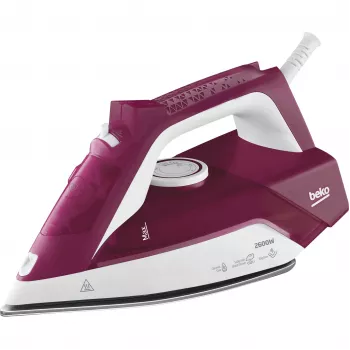 Beko SIM3126R iron Steam iron Ceramic soleplate 2600 W Red