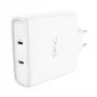 Charger TRUST Maxo 100W 2-Port USB-C GaN — 100 W, 2x USB-C, 20 V max, AC indoor, 2 m cable, white