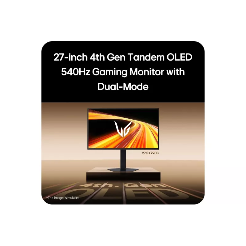 LG 27GX790B-B computer monitor 68.6 cm (27 inch) 2560 x 1440 pixels Quad HD OLED Black