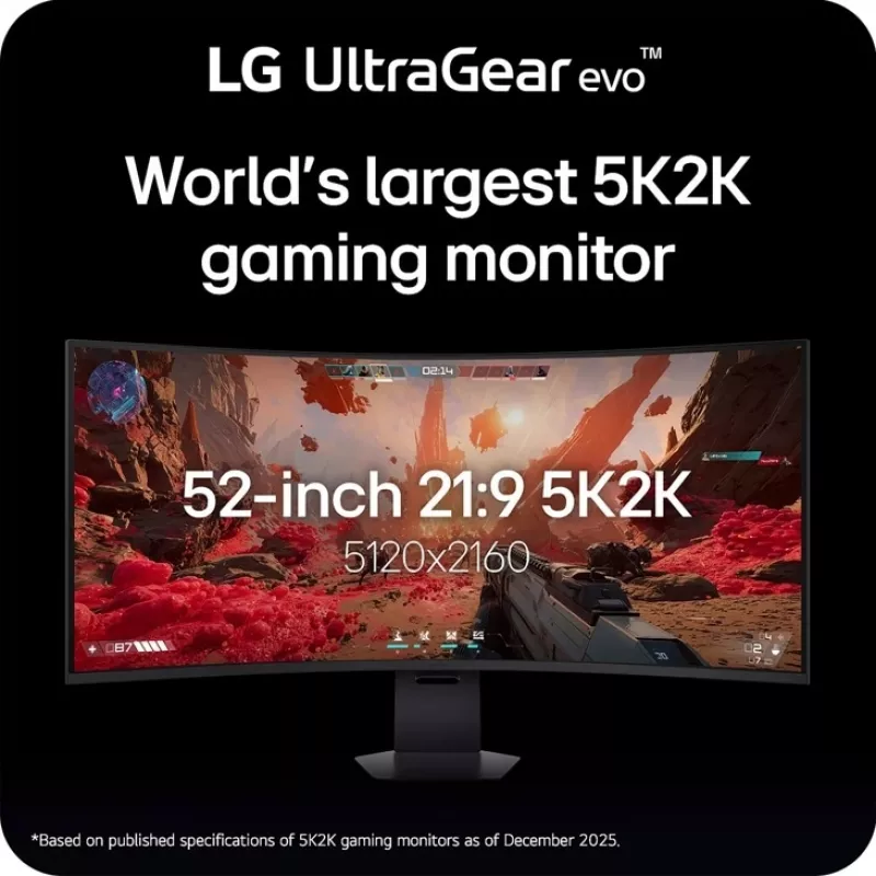 LG 52G930B-B.AEU computer monitor 132.1 cm (52 inch) 5120 x 2160 pixels Black