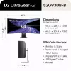 LG 52G930B-B.AEU computer monitor 132.1 cm (52 inch) 5120 x 2160 pixels Black