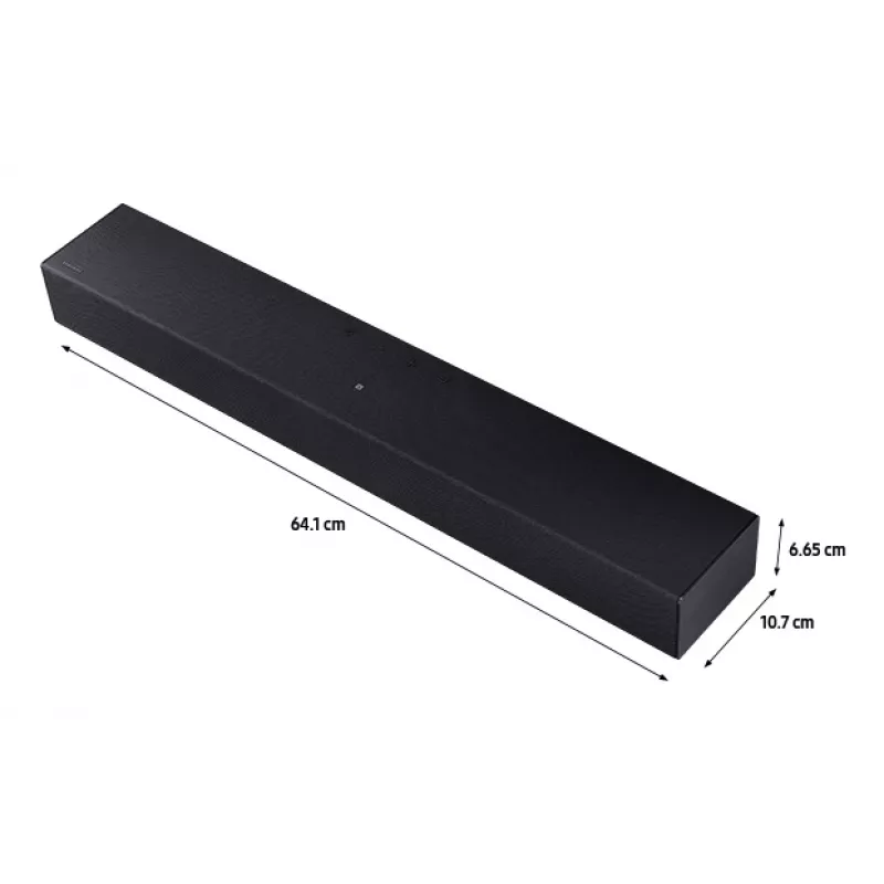 Samsung C-Series HW-B400F/XN soundbar speaker Black, Titanium 2.0 channels 40 W