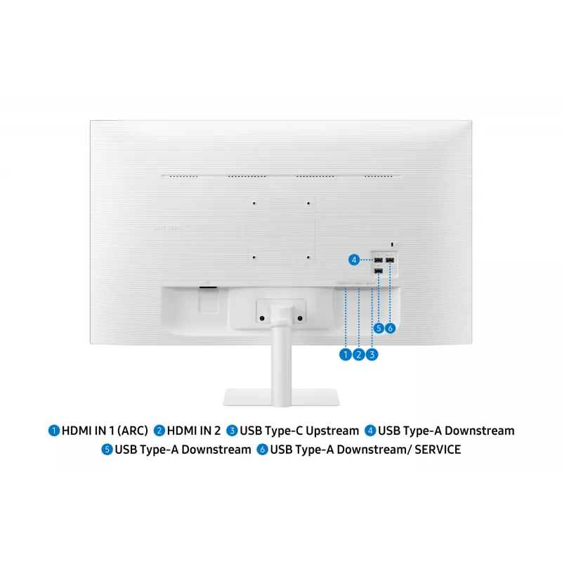 Samsung M7 M70F computer monitor 81.3 cm (32 inch) 3840 x 2160 pixels 4K Ultra HD LED White