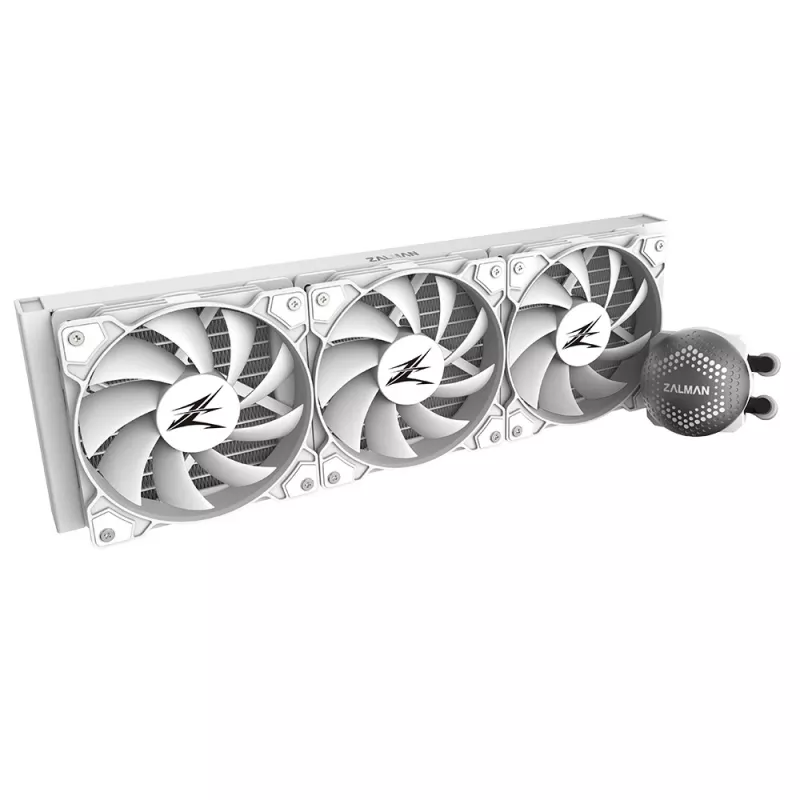 Zalman ALPHA36 White CPU Liquid Cooler 360mm Radiator 3 x 120 mm Fan ARGB pump Dual Processor All-in-one liquid cooler 12 cm