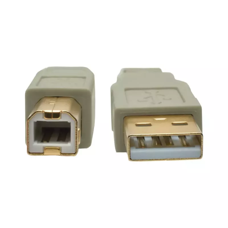 USB 2.0 A to B Cable Tripp Lite U022-006-BE 6 ft Beige