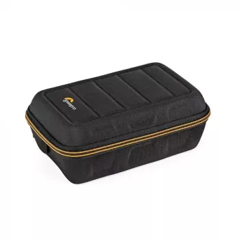 Camera Case Lowepro HARDSIDE CS 60 — hard shell compact case, 140×85×227 mm, black/orange