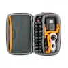 Camera Case Lowepro HARDSIDE CS 60 — hard shell compact case, 140×85×227 mm, black/orange