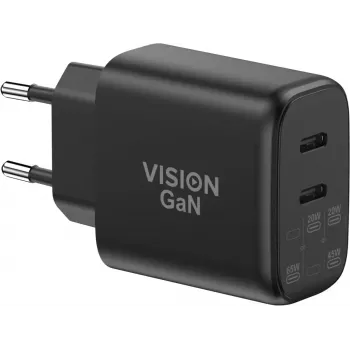 Mobile Device Charger VISION model TC-PUSBCEU/65 – USB power adapter for phones and tablets