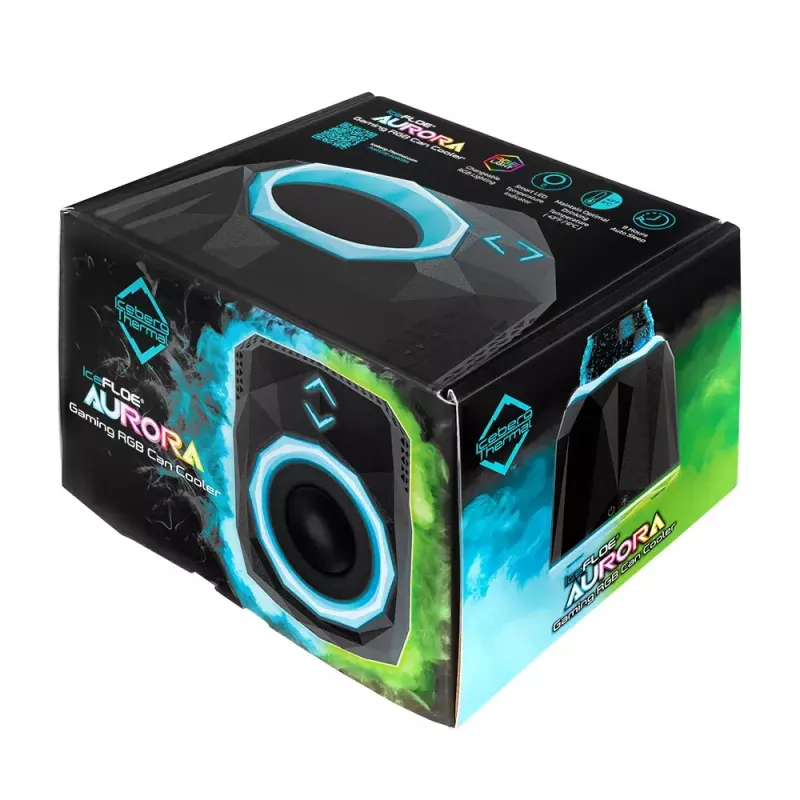 Cool Box Iceberg Thermal IceFLOE AURORA 0.355 L Electric Black