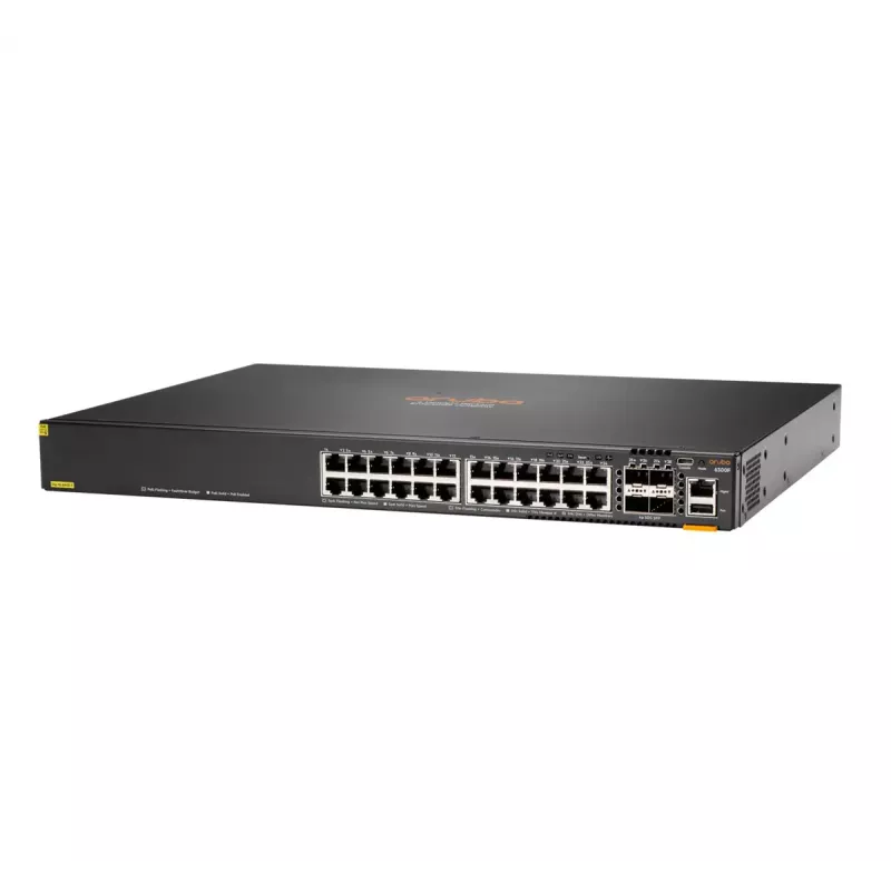Managed Switch Aruba 6300F 24-port 1GbE Class 4 PoE & 4-port SFP56
