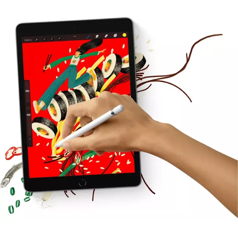 Tablet Apple iPad 10.2 inch (25.9 cm) 256 GB Wi‑Fi (802.11ac) A13, iPadOS 15, Grey, 8 MP/12 MP