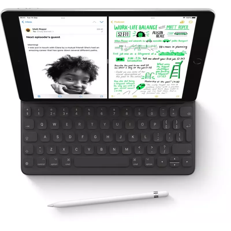Tablet Apple iPad 10.2 inch (25.9 cm) 256 GB Wi‑Fi (802.11ac) A13, iPadOS 15, Grey, 8 MP/12 MP