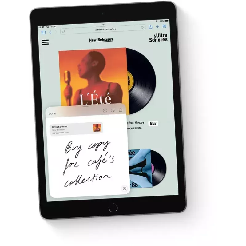 Tablet Apple iPad 10.2 inch (25.9 cm) 256 GB Wi‑Fi (802.11ac) A13, iPadOS 15, Grey, 8 MP/12 MP
