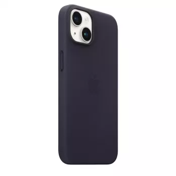 Leather MagSafe Cover for Apple iPhone 14 — Violet, fits 6.1 inch