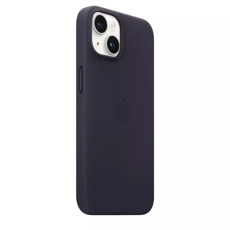 Leather MagSafe Cover for Apple iPhone 14 — Violet, fits 6.1 inch
