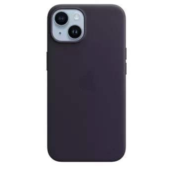 Leather MagSafe Cover for Apple iPhone 14 — Violet, fits 6.1 inch