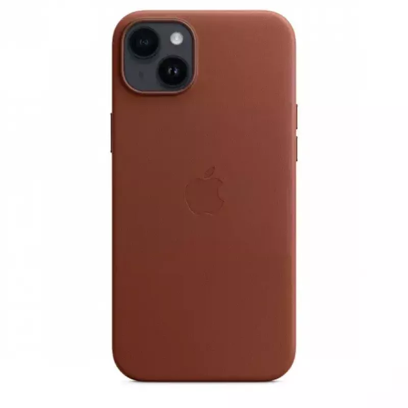 Cover Apple iPhone 14 Plus Leather Case with MagSafe Umber