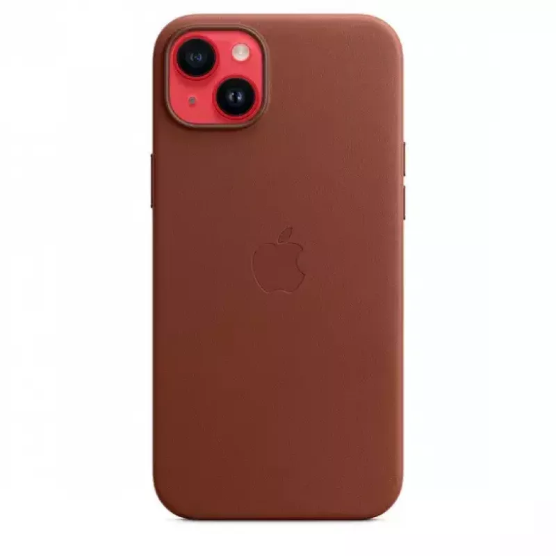 Cover Apple iPhone 14 Plus Leather Case with MagSafe Umber