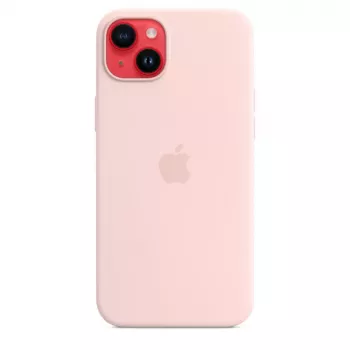 Silicone Case Apple iPhone 14 Plus MagSafe Chalk Pink Cover