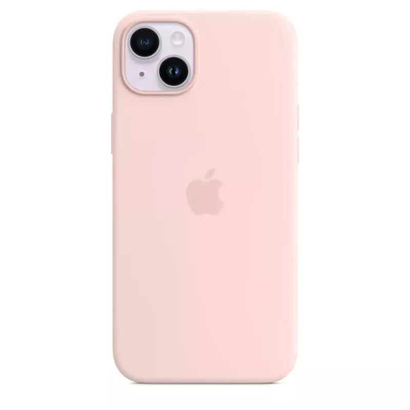 Silicone Case Apple iPhone 14 Plus MagSafe Chalk Pink Cover