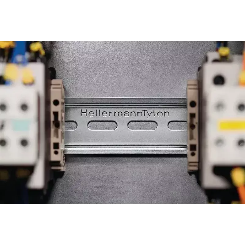 Cable tray accessory HellermannTyton 181-47061 — steel spacer 35 mm x 7.5 mm
