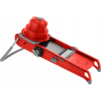 Mandoline de buyer Swing Plus DB2015-43 red — adjustable thickness, stainless steel