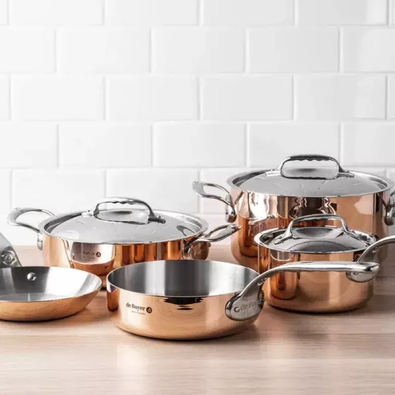 Saute pan de Buyer 6230.20 Round Copper 20.3 cm
