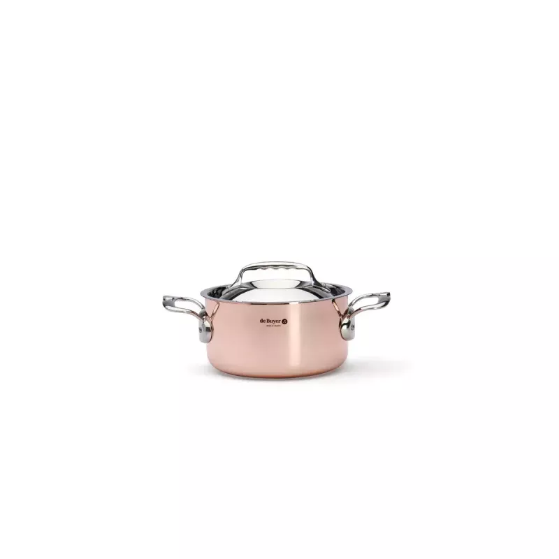Saucepan de Buyer 6242.16 1.8L Round Copper Stainless Steel