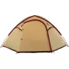 COLEMAN Darwin 4 Plus Summer camping tent 4-person — beige/dark red