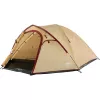 COLEMAN Darwin 4 Plus Summer camping tent 4-person — beige/dark red