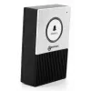 Doorbell RING Geemarc 595 U.L.E Wireless IP44 Battery AA 50 m Range Black/Silver