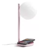 Table LED lamp Lexon Bubble Lamp LH70LP light pink 15W with wireless charger