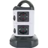 Power Extension Schwaiger STDT2718 1.8m 7 AC Outlets Indoor Black White