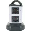 Power Extension Schwaiger STDT2718 1.8m 7 AC Outlets Indoor Black White