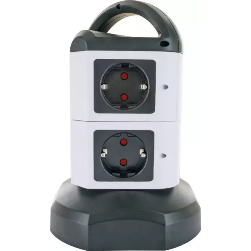 Power Extension Schwaiger STDT2718 1.8m 7 AC Outlets Indoor Black White