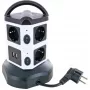 Power Extension Schwaiger STDT2718 1.8m 7 AC Outlets Indoor Black White