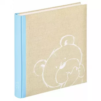 Photo Album Walther Design Baby Dreamtime Blue Brown 50 Sheets