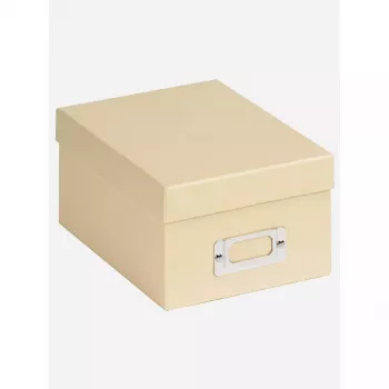 Storage box Walther FB-115-H Rectangular Paper Cream